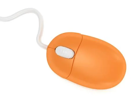 Computer mouse.  3d render. Stock Illustration