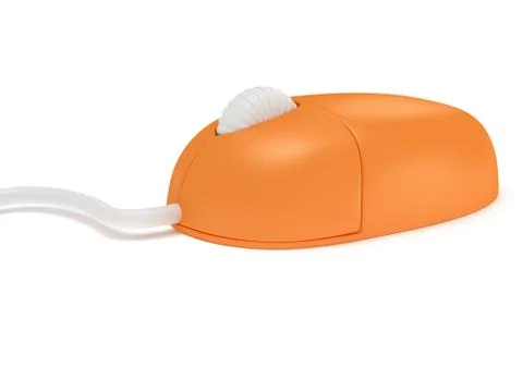 Computer mouse.  3d render. Illustrazione stock