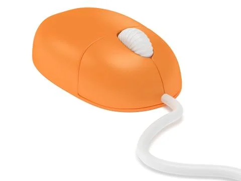Computer mouse.  3d render. Illustrazione stock