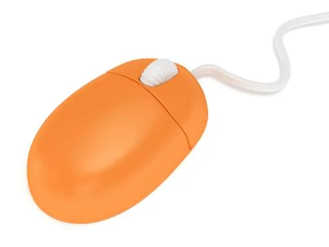 Computer mouse.  3d render. イラスト素材