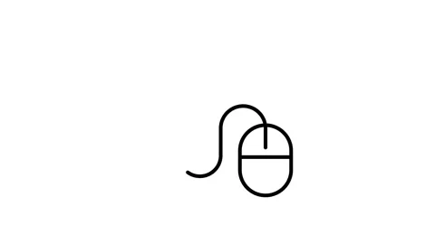 A computer with a mouse and a dollar sign connected, symbolizing online tra.. 스톡 동영상 333549668