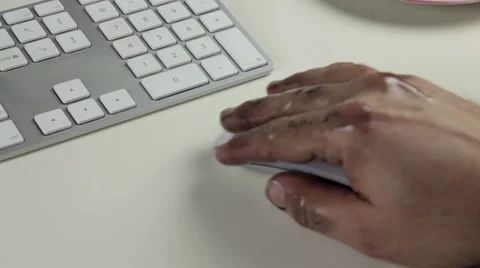 Computer mouse and keyboard Stock-Footage 33985126