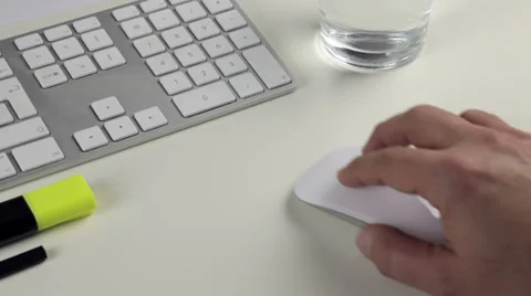 Computer mouse and keyboard Stockbeeldmateriaal 33985191