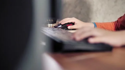 Computer mouse and keyboard Stock Footage 131391475