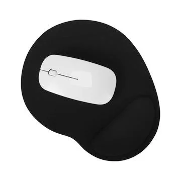 Computer mouse and Mousepad. Isolated Stock Photos