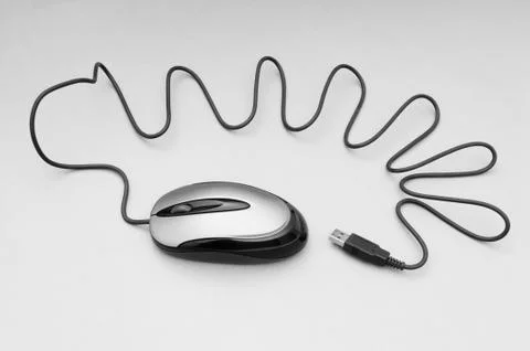 Computer mouse on the background - Technology concept Foto stock