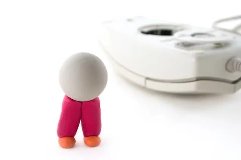 Computer mouse ball concept Stock Photos