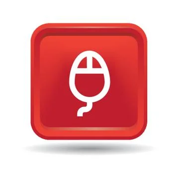 Computer Mouse Button Stock Illustration