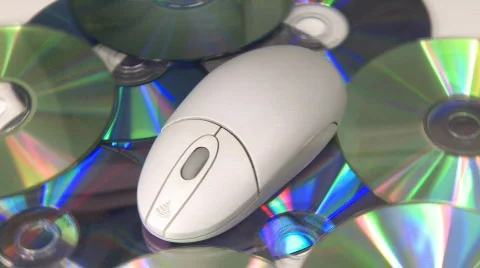 Computer Mouse CD DVD Vidéo 343354