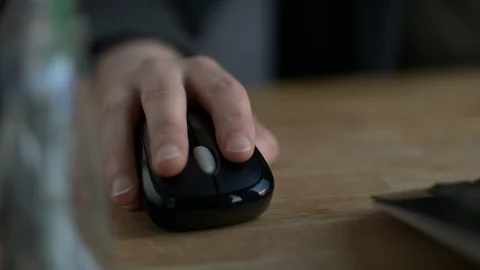 Computer mouse click Stock Footage 127394694