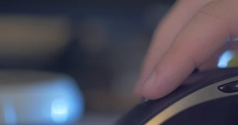 Computer Mouse Clicking Stock Footage 89364733