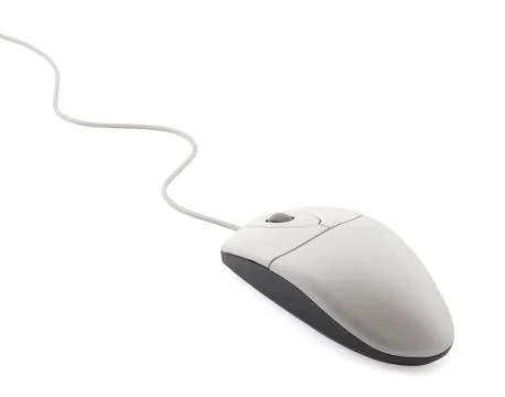 Computer mouse with clipping path Stock Photos