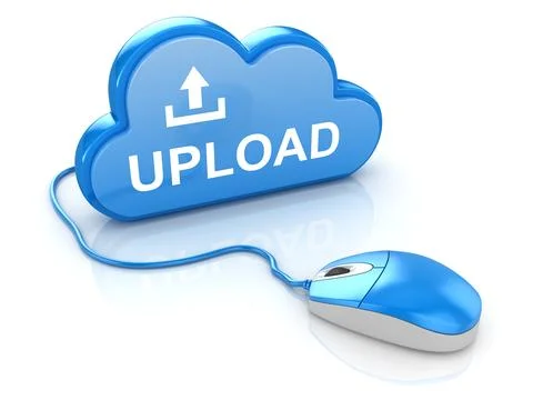 Computer Mouse with Cloud Stock Photos