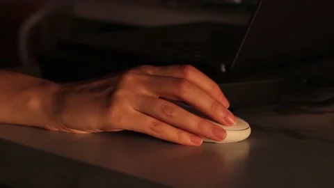 Computer mouse control. Stock Footage 240018887