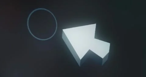 Computer mouse cursor, clicking pointer 스톡 동영상 313866570
