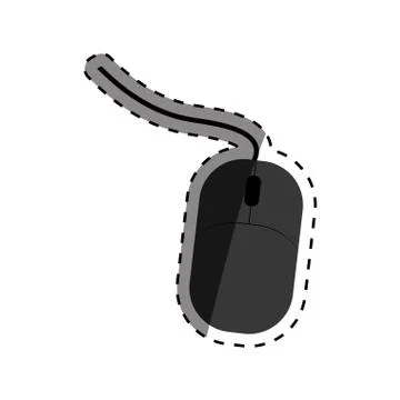 Computer mouse device Stock Illustration