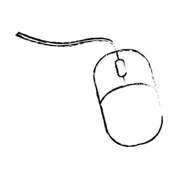 Computer mouse device 스톡 일러스트