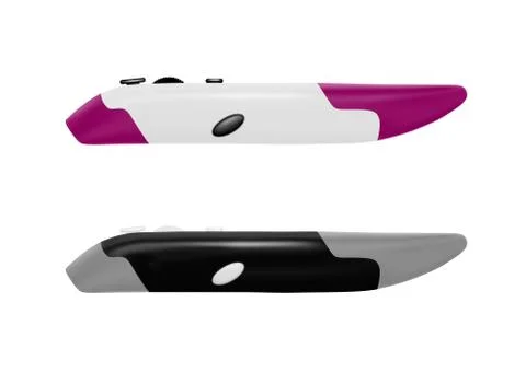 Computer mouse in the form of pens in vector. Stock Illustration