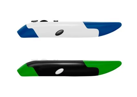 Computer mouse in the form of pens in vector. Stock Illustration