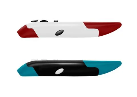 Computer mouse in the form of pens in vector. Illustrazione stock