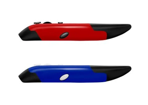 Computer mouse in the form of pens in vector. Illustrazione stock