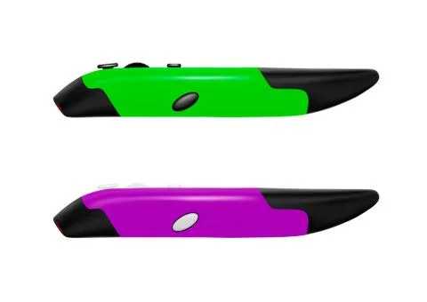 Computer mouse in the form of pens in vector. Stock Illustration