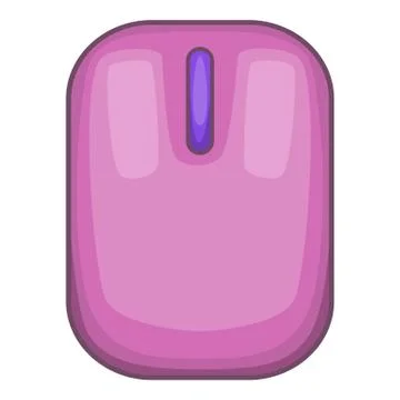 Computer mouse icon, cartoon style Illustrazione stock
