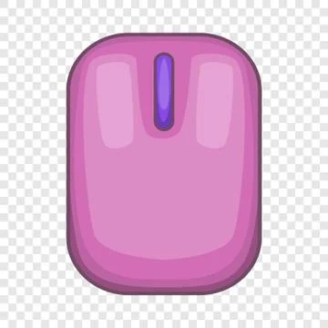 Computer mouse icon, cartoon style 스톡 일러스트