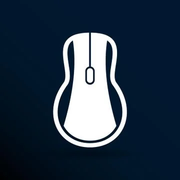Computer mouse icon, icon vector symbol click button cursor Stock Illustration