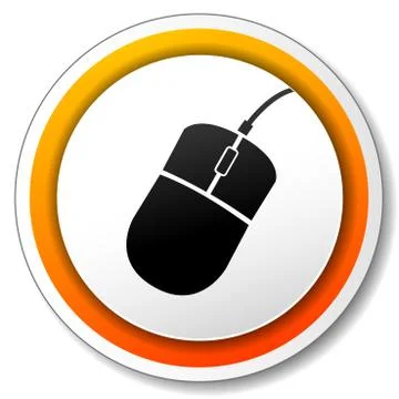 Computer mouse icon Stock Illustration