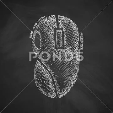 Computer mouse icon Stock Illustration