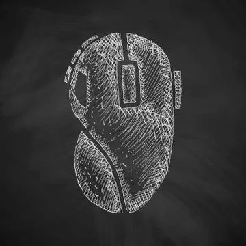 Computer mouse icon Stock Illustration