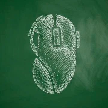 Computer mouse icon Stock Illustration