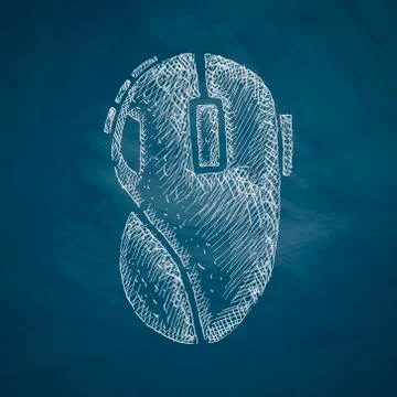 Computer mouse icon Stock Illustration