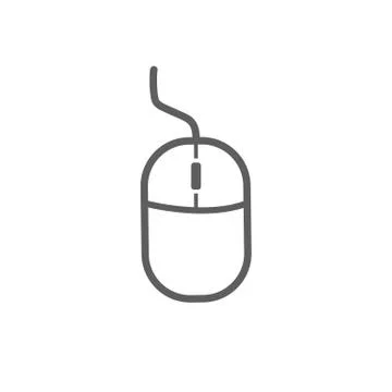 Computer Mouse Icon Stock Illustration