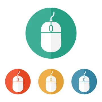 Computer mouse icon Stock Illustration