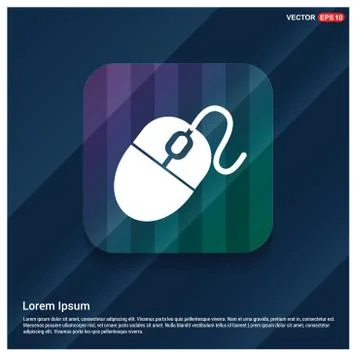 Computer Mouse Icon Stock Illustration