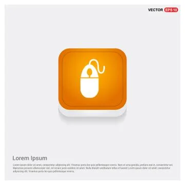 Computer Mouse Icon Illustrazione stock