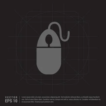Computer Mouse Icon Stock Illustration