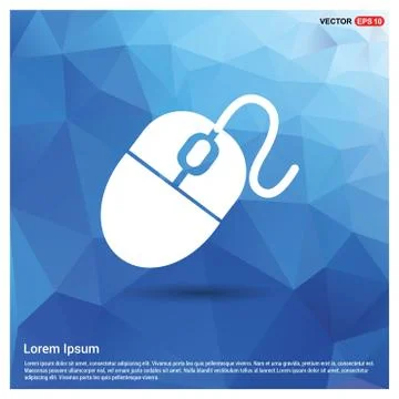 Computer Mouse Icon Illustrazione stock