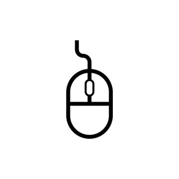 Computer mouse icon Stock Illustration