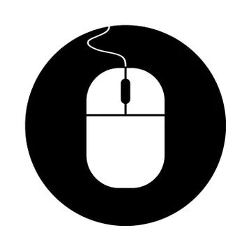 Computer mouse icon. Stock Illustration