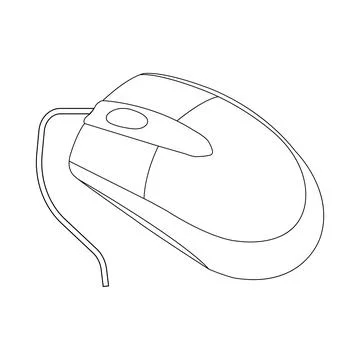 Computer mouse icon Stock Illustration