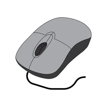 Computer mouse icon Stock Illustration