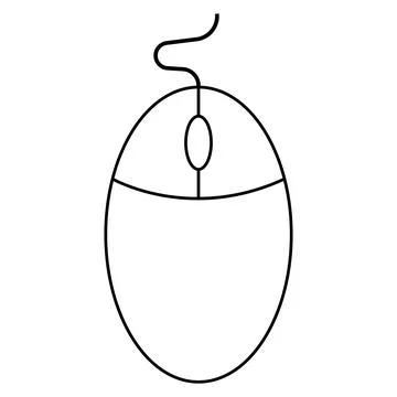 Computer mouse icon Stock Illustration
