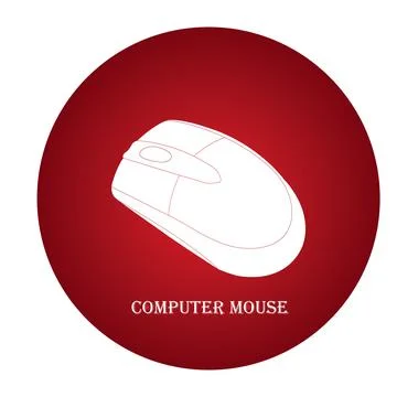 Computer mouse icon Stock Illustration