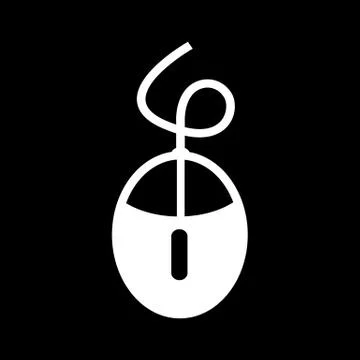Computer mouse icon illustration design 스톡 일러스트