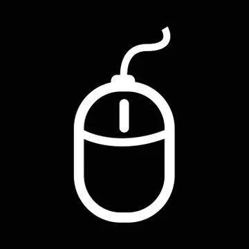 Computer Mouse icon illustration design Illustrazione stock