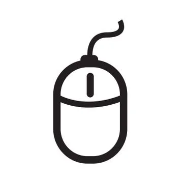 Computer Mouse icon illustration design Stock Illustration