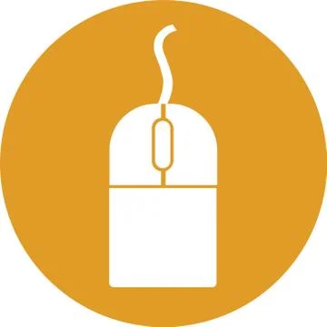 Computer mouse icon illustration Ilustración de archivo